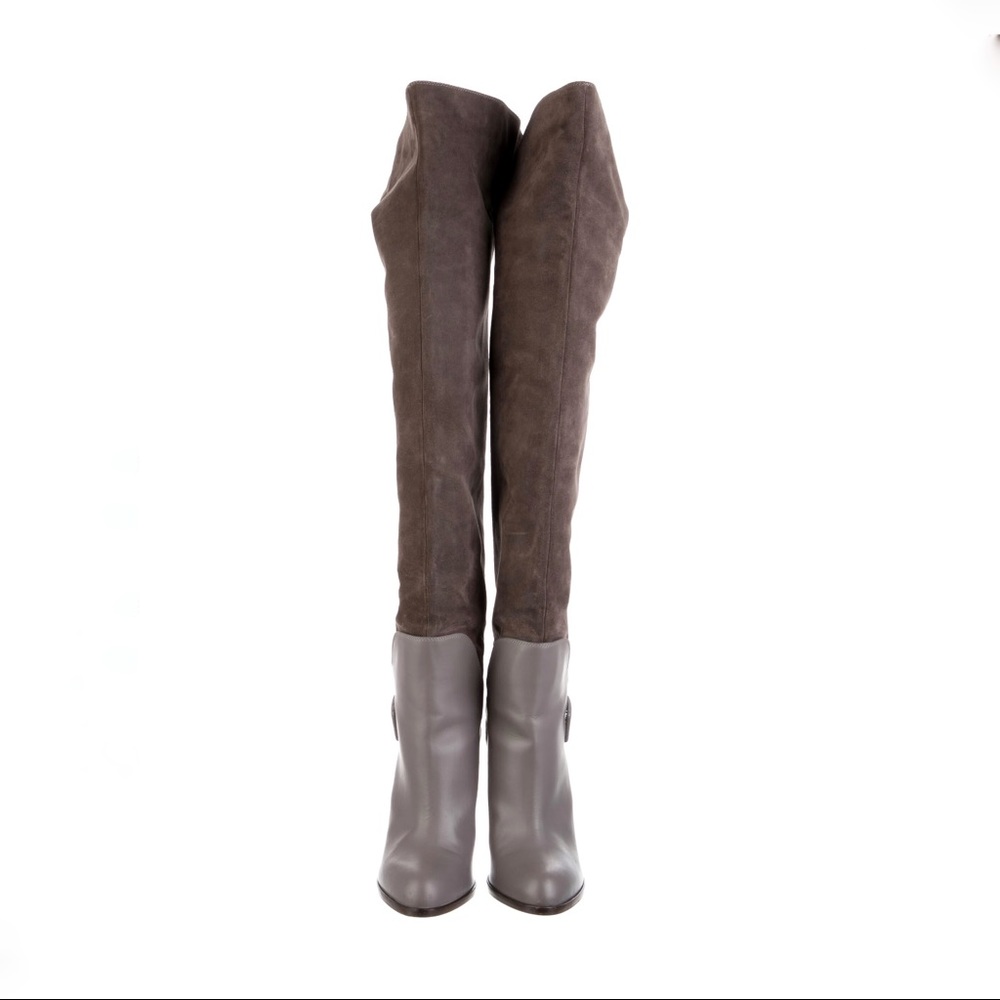 Sergio Rossi Over the Knee Boots Sz 38